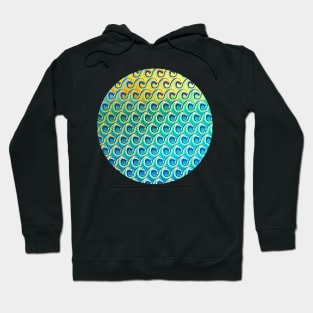 Wave Pattern Hoodie